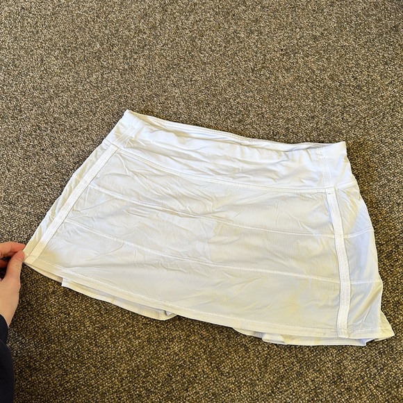 Lululemon pace rival skirt in white - Picture 4 of 5